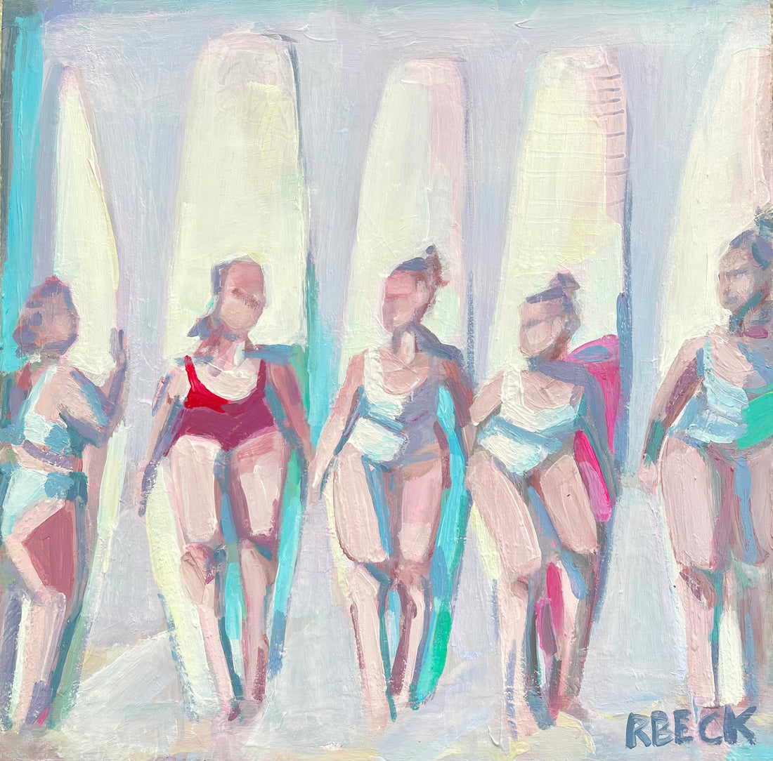 Charleston Artist Ryan Beck's Vibrant Surf Art for Modern Coastal Decor