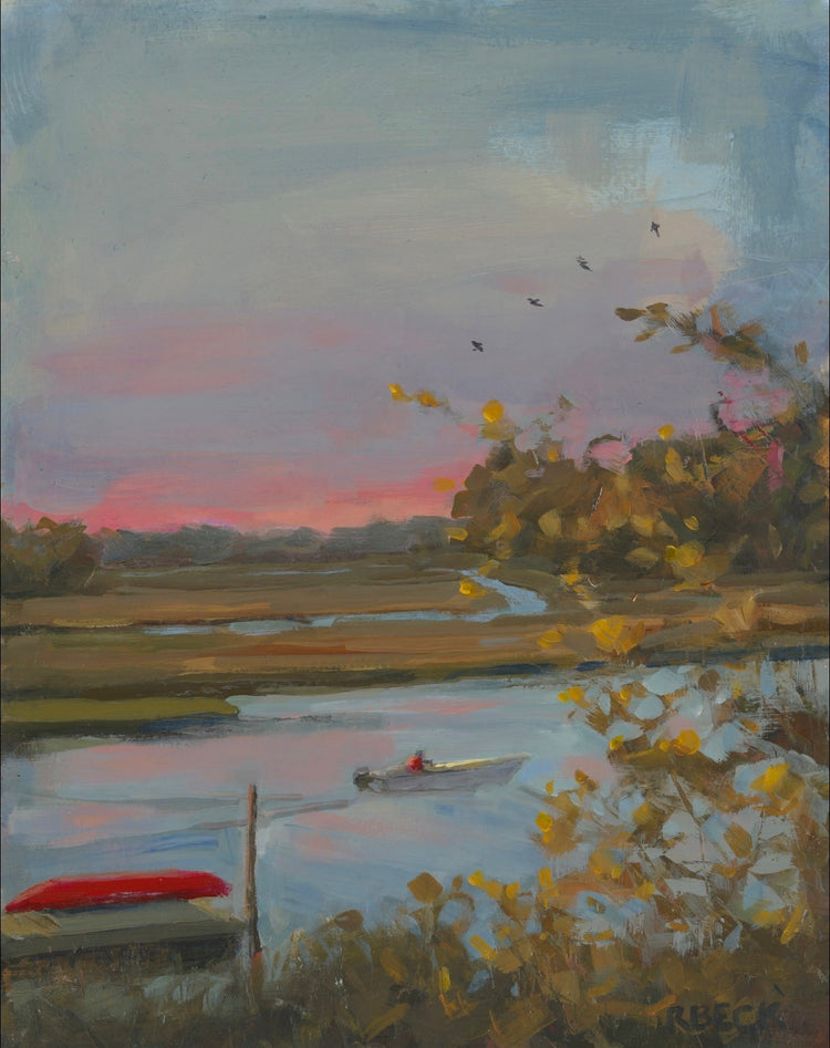 New fine art prints by Charleston artist Ryan Beck featuring coastal marshes, ocean scenes, and Lowcountry landscapes — elegant coastal wall art for collectors and design lovers