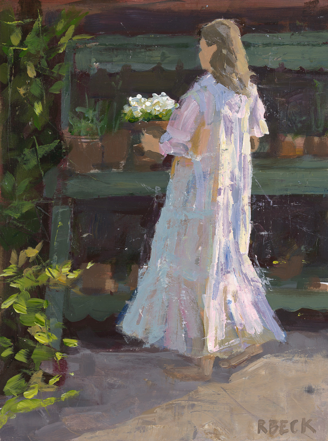 In the Garden - Figurative Fine Art by Charleston Artist Ryan Beck
 Copy